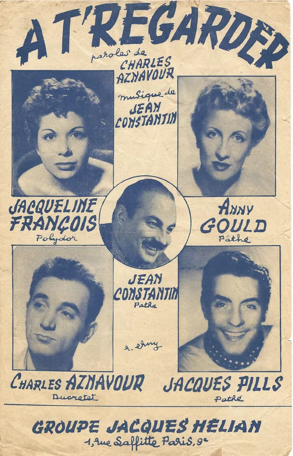 Cover for Jacques Pills | Charles Aznavour | A t'regarder | Vocals
