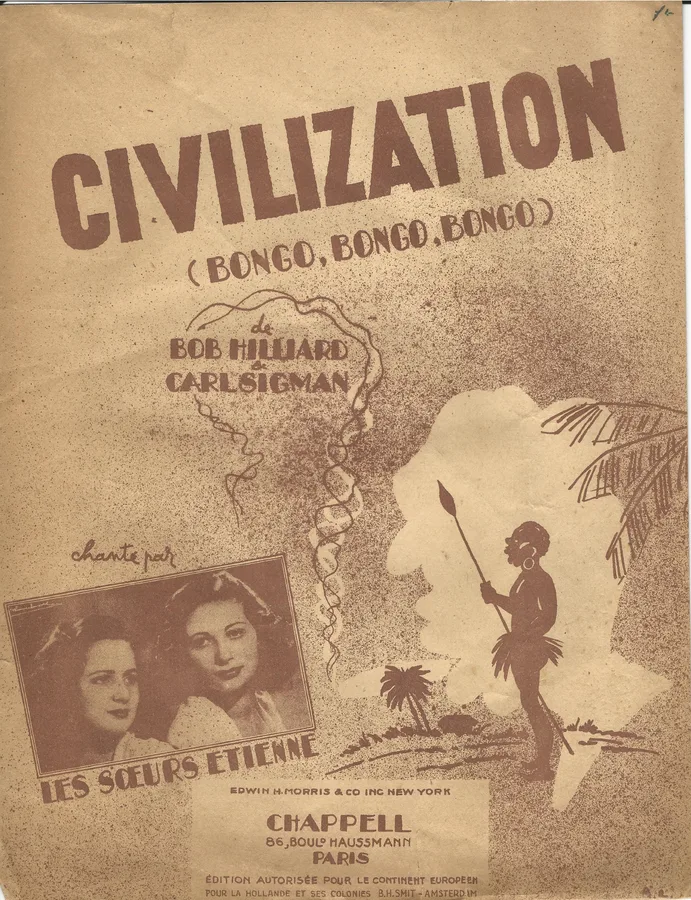 Cover for Les Soeurs Etienne | Bob Hilliard | Carl Sigman | Civilazation | Piano | Vocals