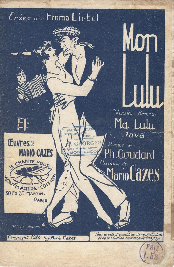 Cover for Mario Cazes | Mon Lulu | Chanson