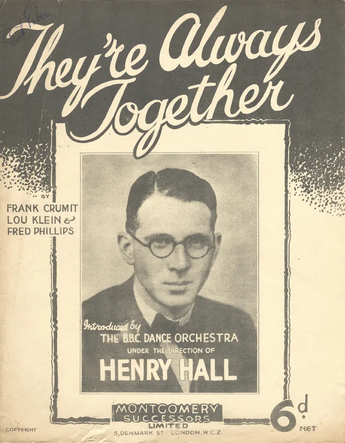 Cover for Henry Hall | Frank Crumit | They're Always Together | Piano | Vocals