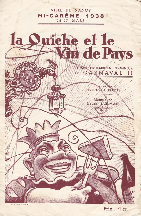 Cover for Louis Taelman | La Quiche et le Vin de Pays | Chanson Carnaval de Nancy