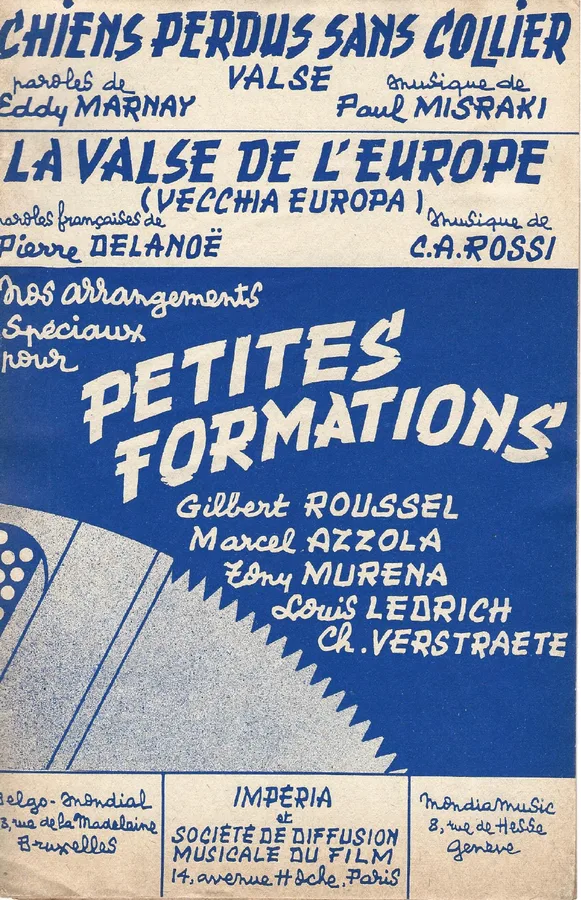 Cover for C.A. Rossi | La Valse de l'Europe | Accordeon