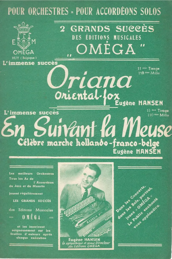 Cover for Eugene Hansen | En Suivant la Meuse | Piano | Accordeon