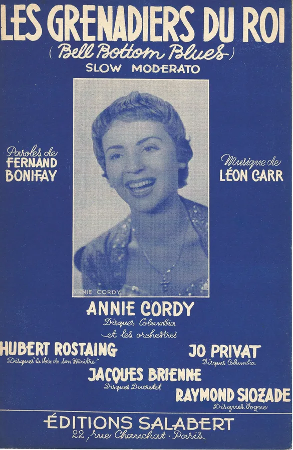 Cover for Annie Cordy | Jo Privat | Leon Carr |  Les Grenadiers du Roi | Vocals