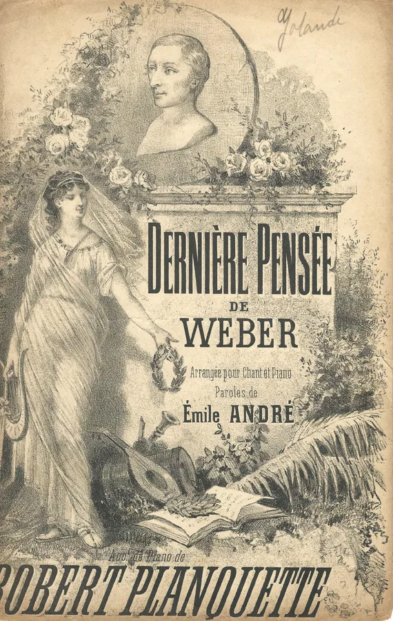 Cover for Robert Planquette | La Derniere Pensee de Weber | Piano