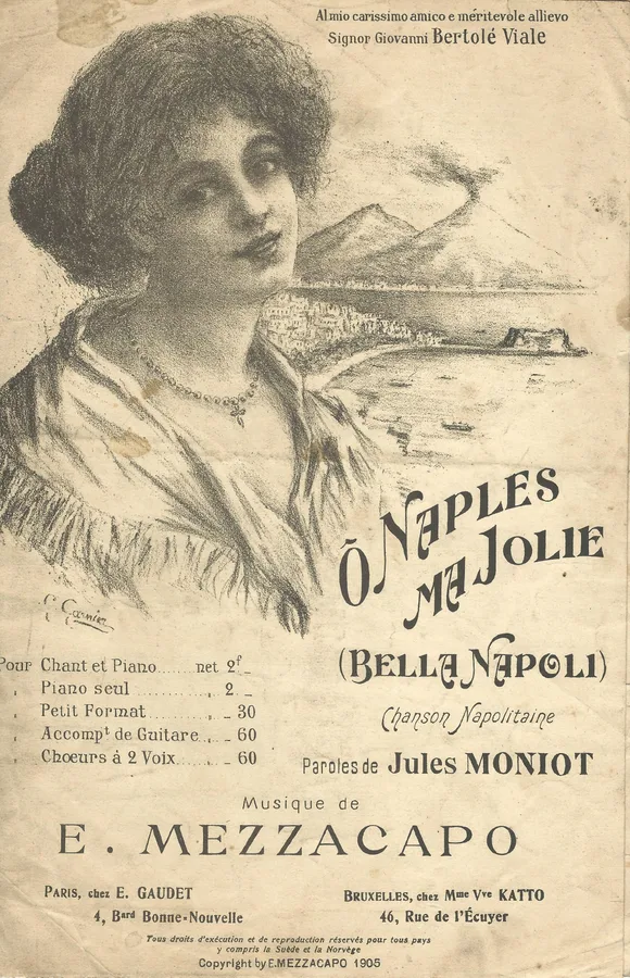 Cover for E. Mezzacapo | O Naples Ma Jolie | Bella Napoli | Chanson
