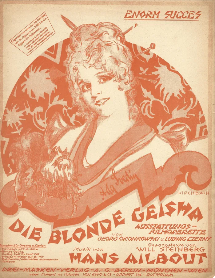 Cover for Hans Ailbout | Ludwig Czerny | Blonde Geisha | Piano | Vocals