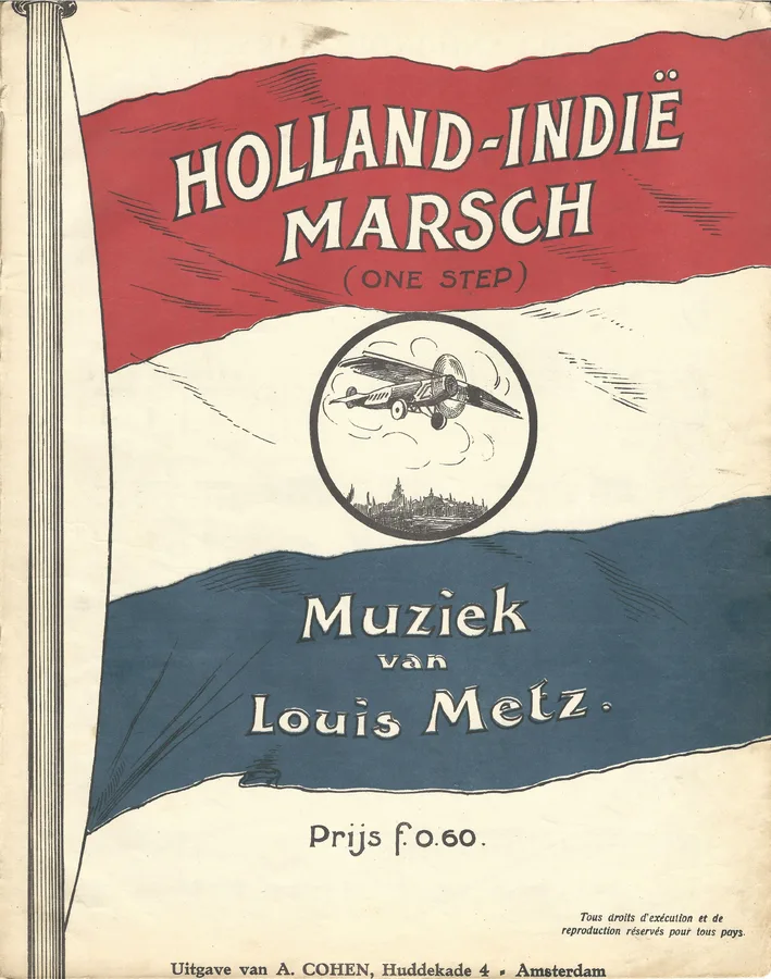 Cover for Louis Metz | Holland-Indie Marsch | Piano