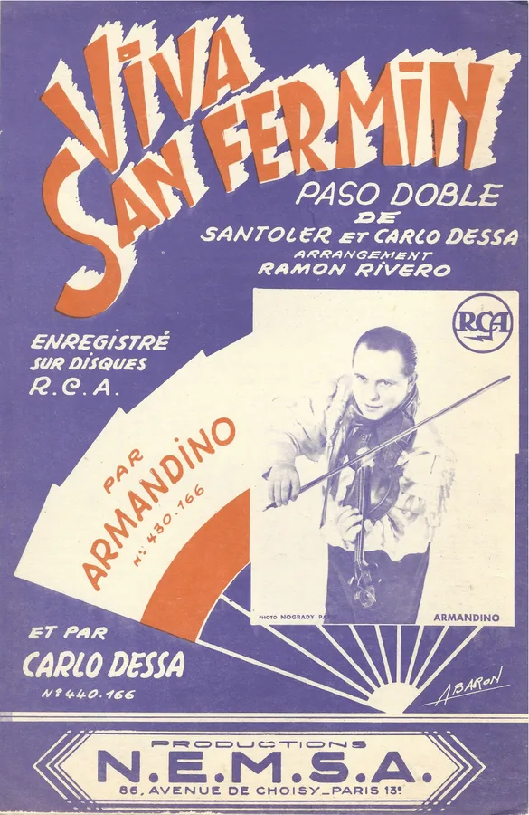 Cover for Santoler | Carlo Dessa | Viva San Fermin | Combo
