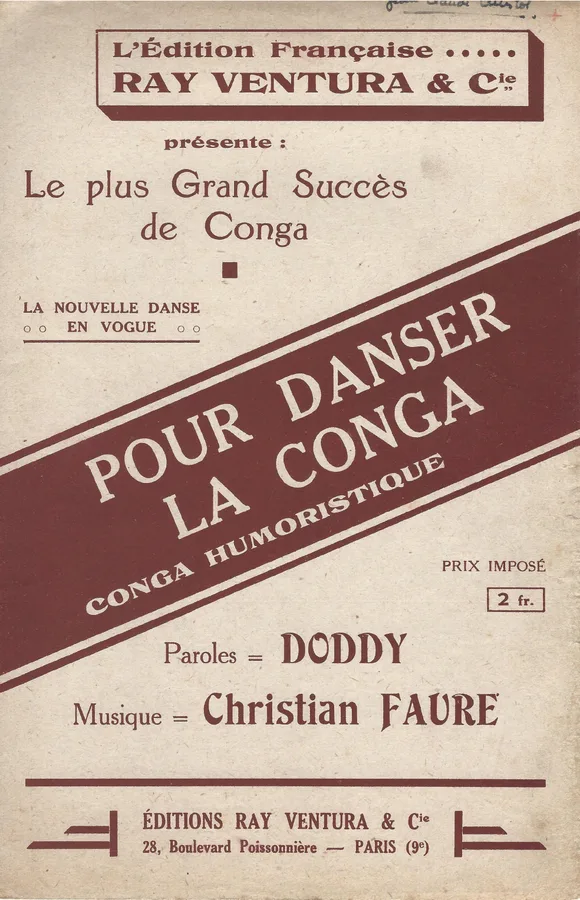 Cover for Ch. Faure | Doddy | Pour Danser la Conga | Chanson