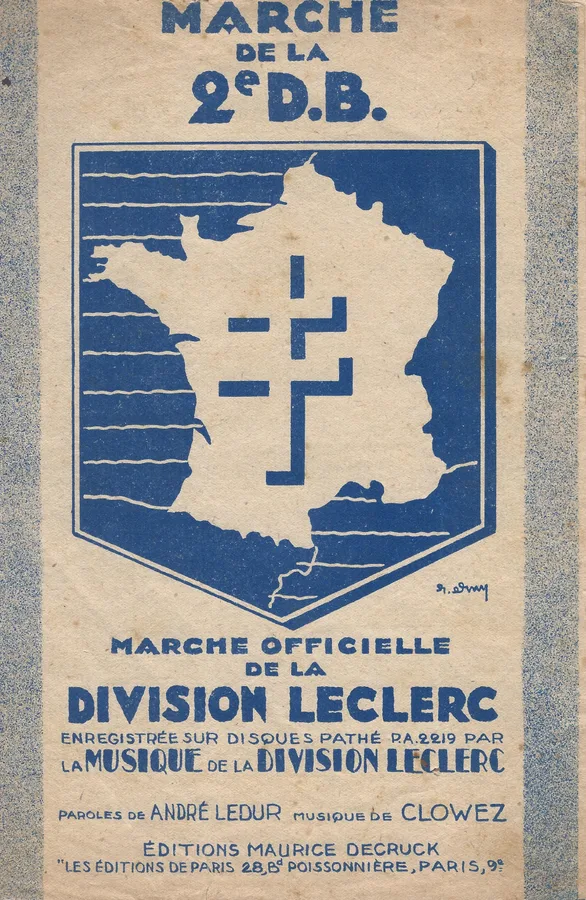 Cover for Clowez | Marche de la 2e DB | Chanson