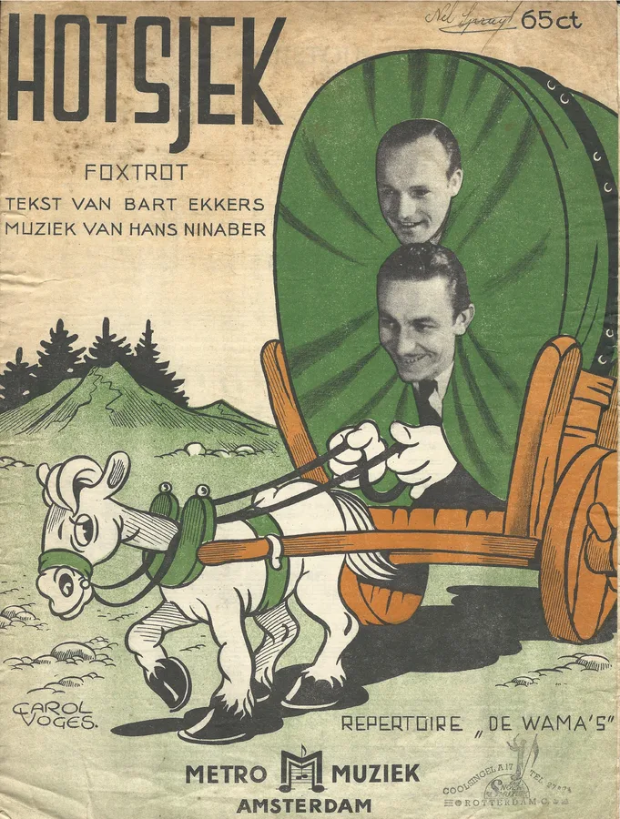 Cover for Hans Ninaber | De Wama's | Hotsjek | Piano | Vocals