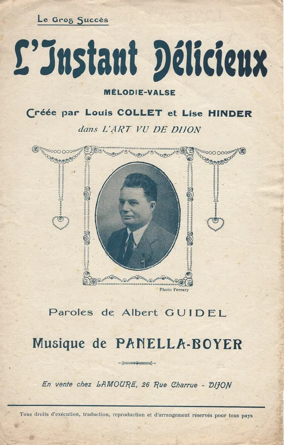 Cover for Panella | Boyer | L'Instant Delicieux | Chanson
