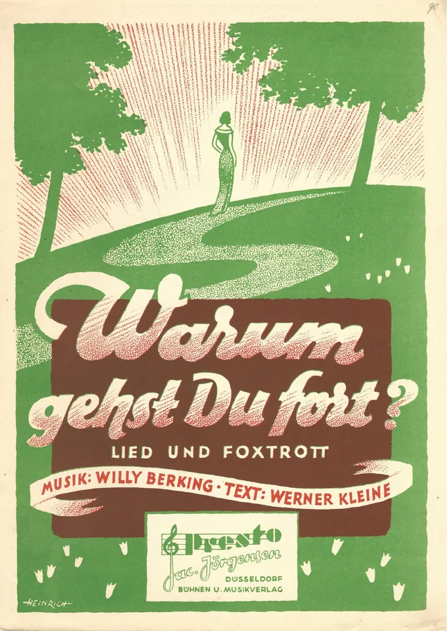 Cover for Willy Berking | Warum gehst Du fort | Piano | Vocals