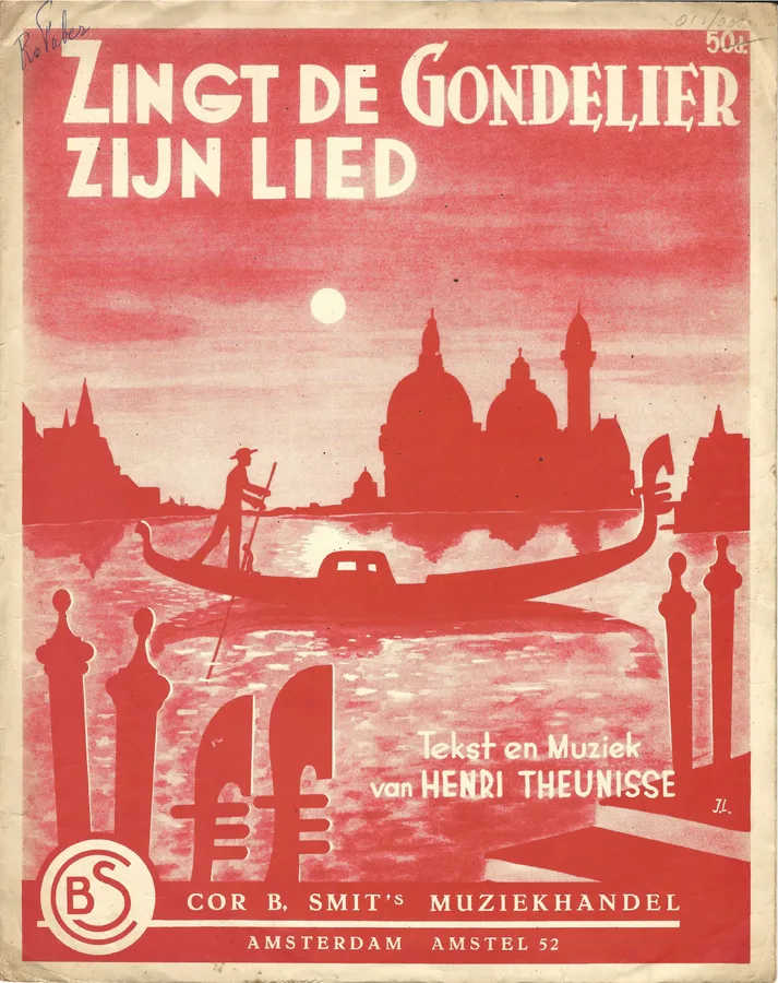 Cover for Henri Theunisse | Zingt de Gondelier zijn Lied | Piano | Vocals
