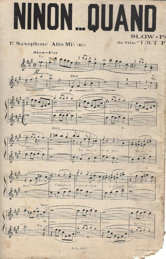 Cover for Jean Kiepura | B. Kaper | W. Jurmann | Ninon quand tu me souris | Orchestra