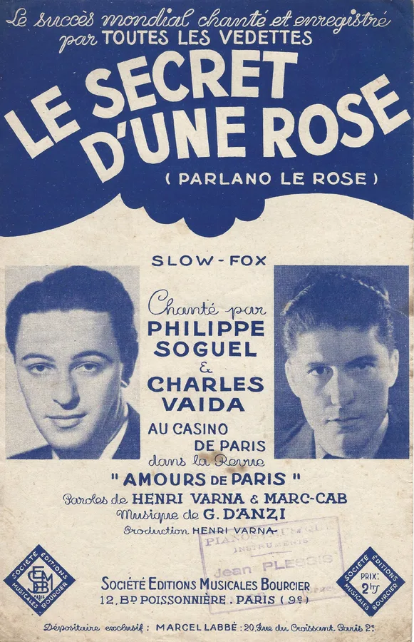 Cover for Giovanni d'Anzi | Philippe Soguel | Charles Vaida | Le ciel est lourd | Chanson