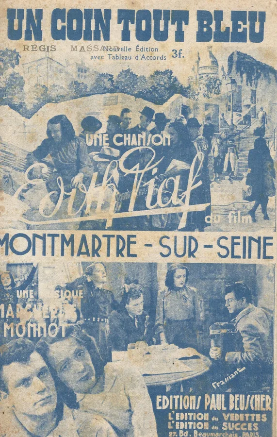 Cover for Edith Piaf | Marguerite Monnot | Un coin tout bleu | Chanson