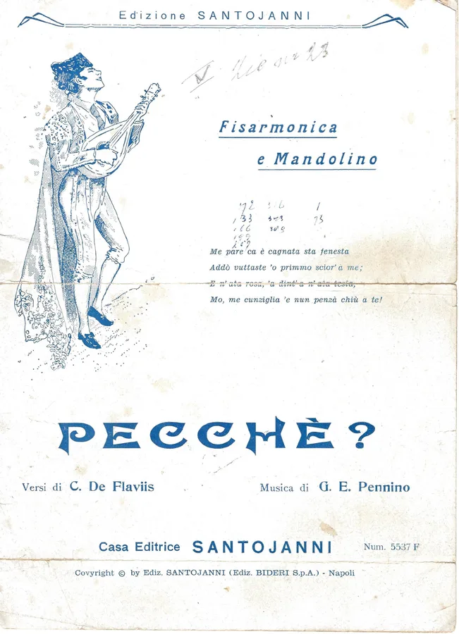 Cover for G.E. Pennino | Pecche | Chanson Italienne
