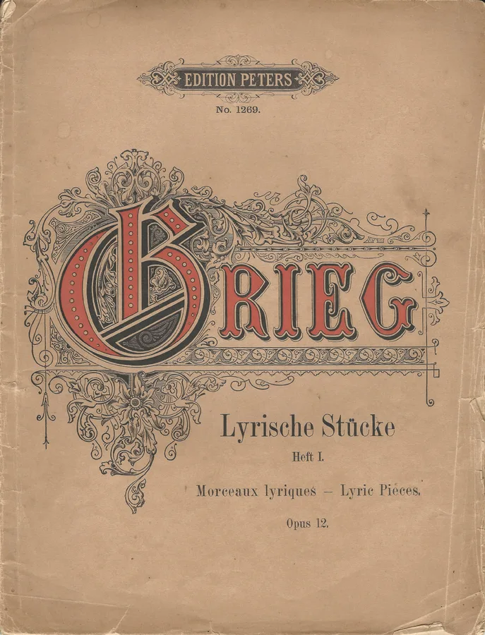 Cover for Edvard Grieg | Lyrische Stucke | Morceaux lyriques | Piano