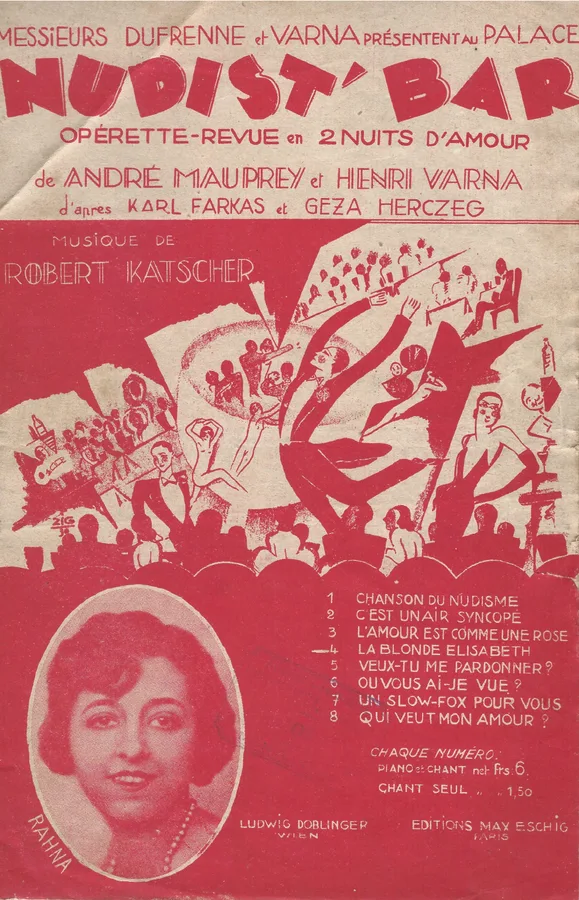 Cover for Robert Katscher | Henri Varna | La Blonde Elisabeth | Chanson