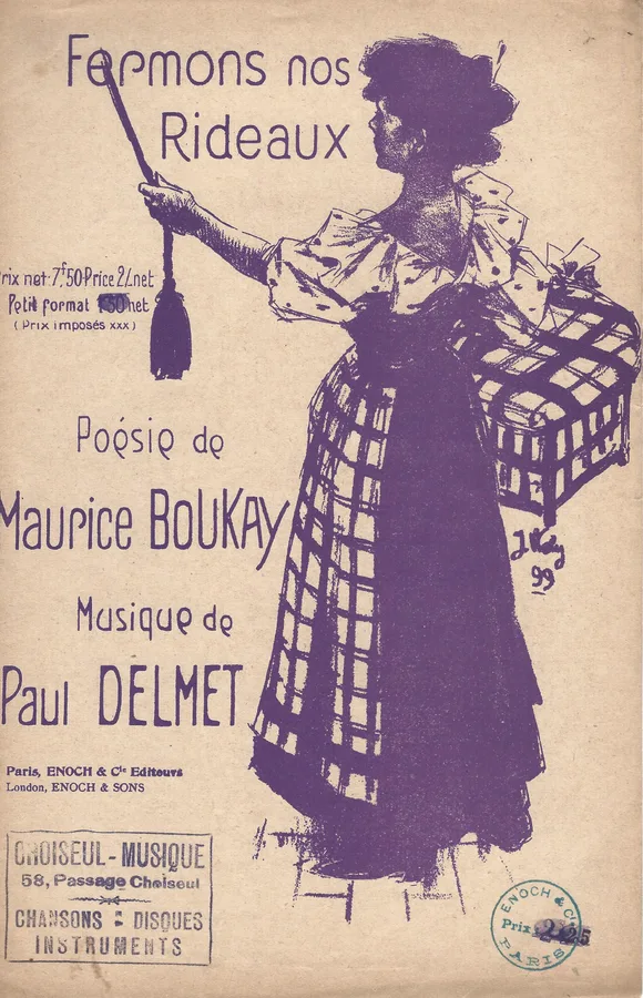 Cover for Paul Delmet | Fermons nos Rideaux | Chanson