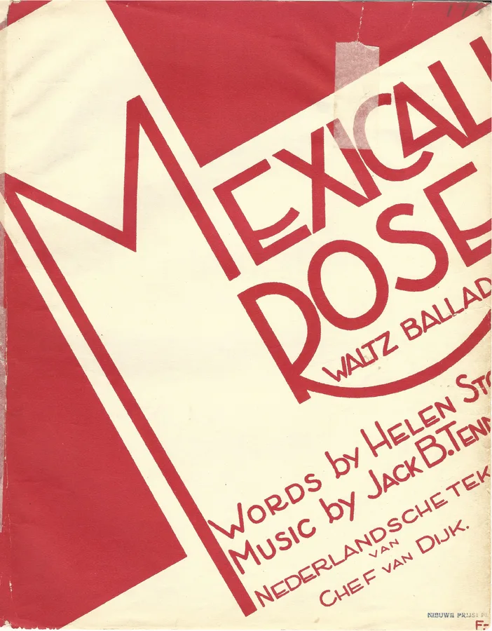 Cover for Jack B. Tenney | Mexicali Rose | Piano | Vocals