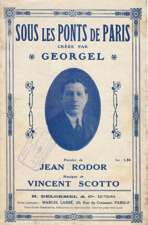 Cover for Georgel | Vincent Scotto | Sous les Ponts de Paris | Chanson