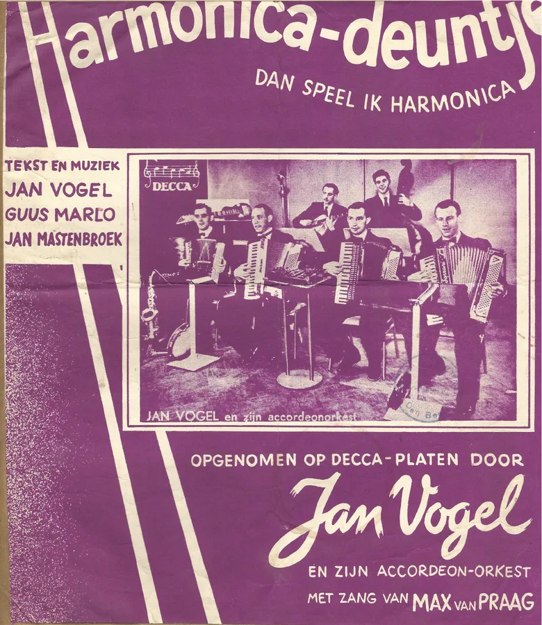 Cover for Jan Vogel | Harmonica deuntje | Piano | Vocals