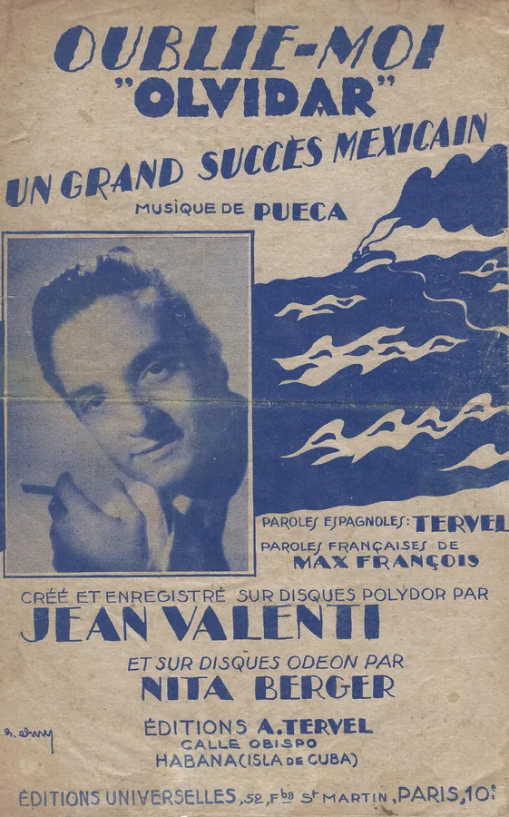 Cover for Jean Valenti | Nita Berger | Pueca | Oublie-Moi | Chanson