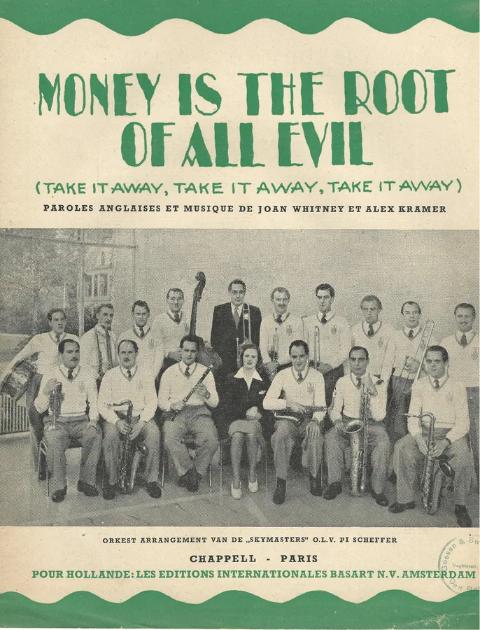 Cover for Andrew Sisters | Alex Kramer | Joan Whitney | Money is the root of all evil