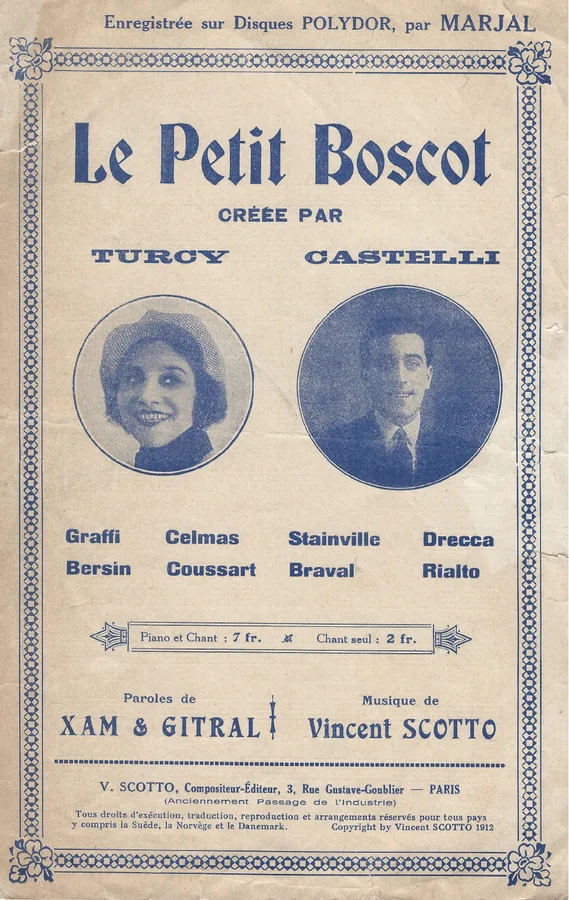 Cover for Vincent Scotto | Le Petit Boscot | Chanson