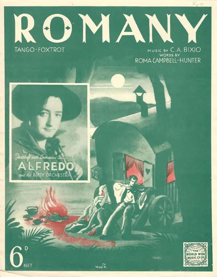 Cover for C. A. Bixio | Romany | Piano | Vocals