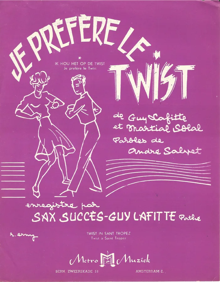 Cover for Solal | Guy Lafitte | Je prefere le Twist | Piano