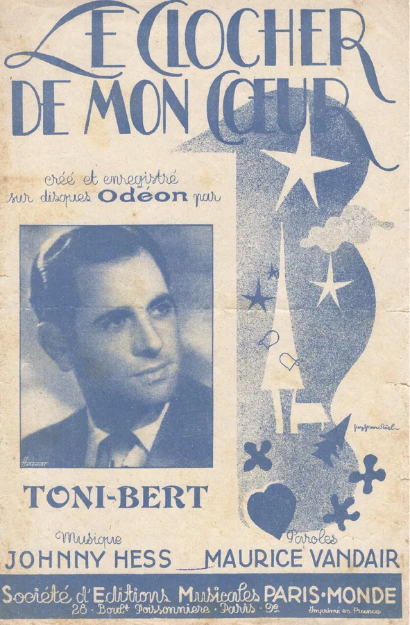 Cover for Toni-Bert | Johnny Hess  | Le Clocher de mon Coeur | Chanson