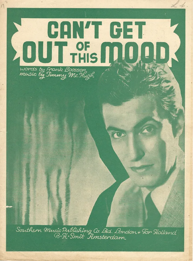 Cover for Jimmy Mc. Hugh | Frank Loesser | Can't get out of this mood | Piano | Vocals