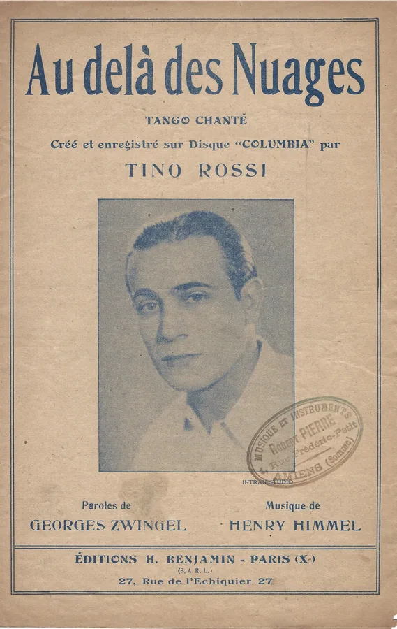 Cover for Tino Rossi | Henry Himmel | Au dela des Nuages | Chanson
