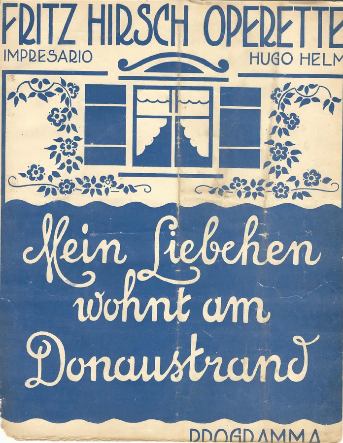 Cover for Walter Kollo | Fritz Hirsch | Mein Liebchen wohnt am Dounaustrand | Piano