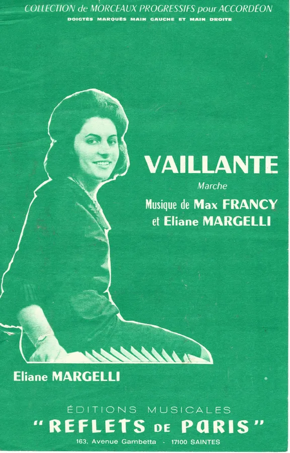 Cover for Max Francy | Eliane Margelli | Vaillante | Accordion