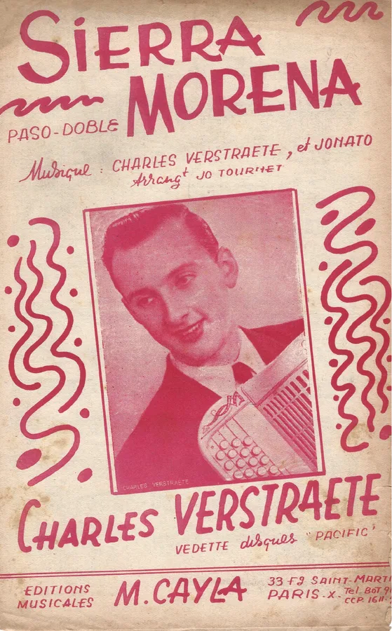 Cover for Charles Verstraete | Jo Tournet | Sierra Morena | Accordion