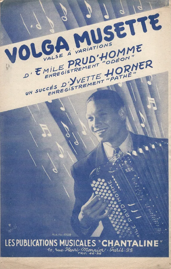 Cover for Emile Prud'homme | Jack Ledru | Volga Musette | Accordion | Piano