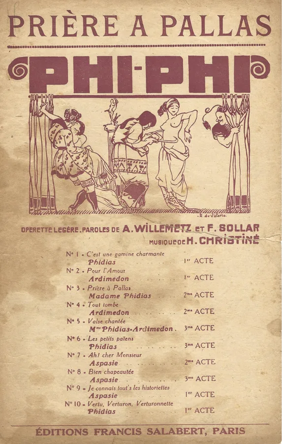 Cover for Henri Christiné | A. Willemetz | Phi-Phi | Priere a Pallas | Vocals