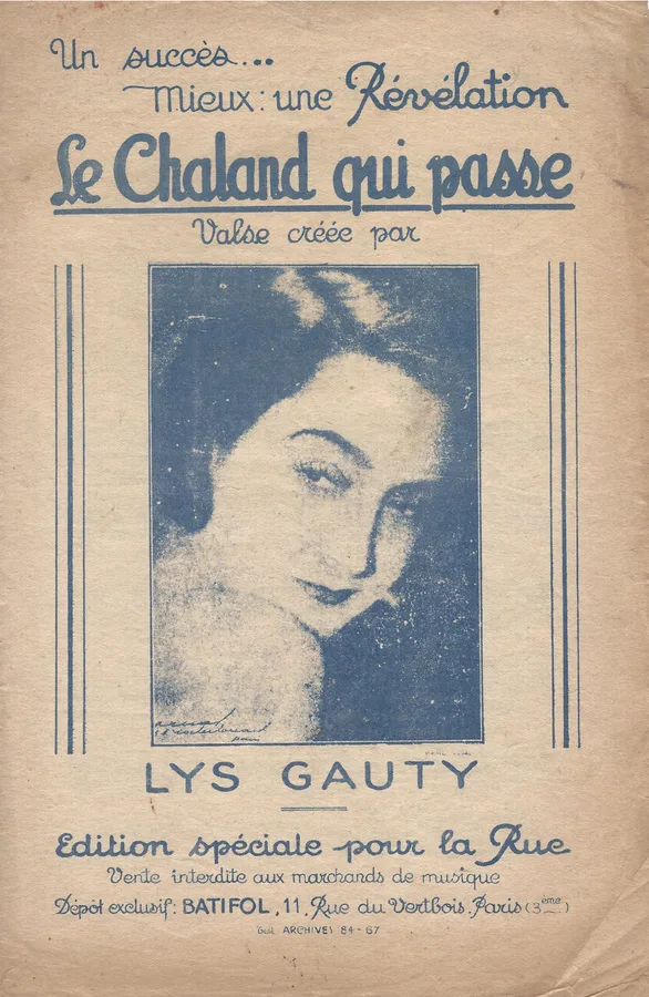 Cover for Lys Gauty | A. Persiani | Prison d'Amour | Chanson