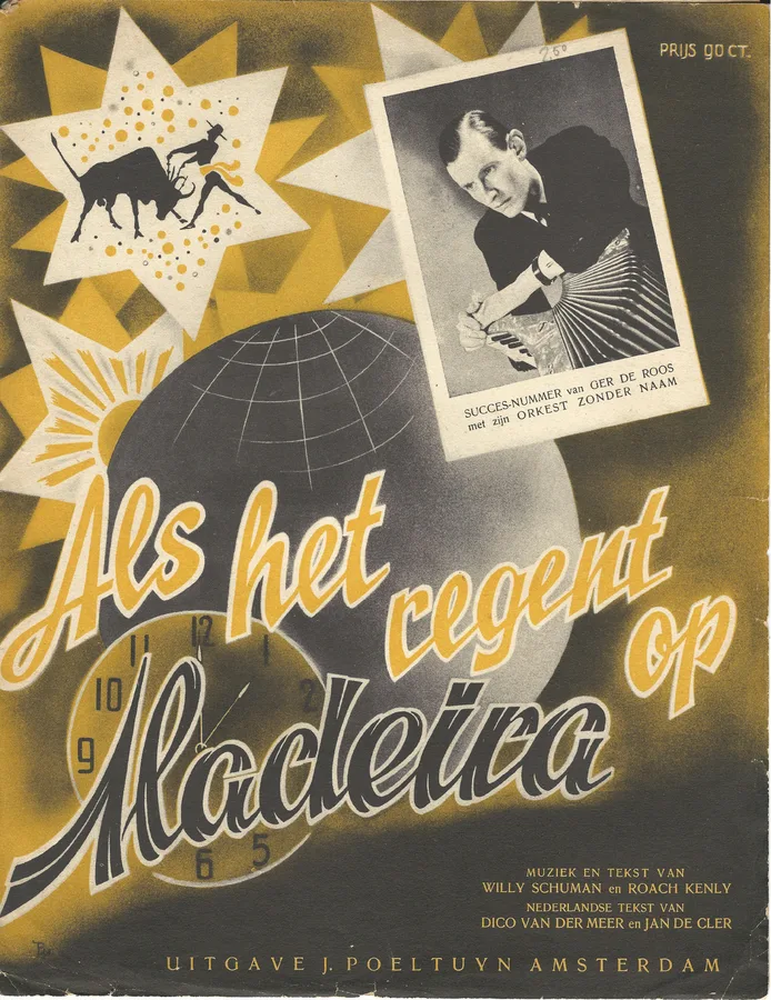 Cover for Roach Kenley | Ger de Roos | Als het regent op Madeira | Piano | Vocals