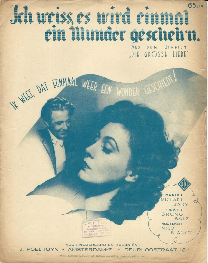 Cover for Michael Jary | Ich weiss es wird einmal ein Wunder geschehen | Piano | Vocals