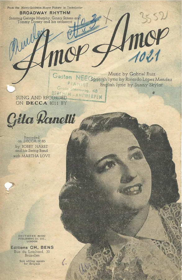 Cover for Gita Ranelli | Gabriel Ruiz | Amor Amor | Vocals
