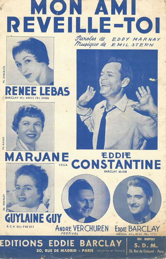 Cover for Eddie Constantine | Emil Stern | Mon ami reveille toi | Vocals