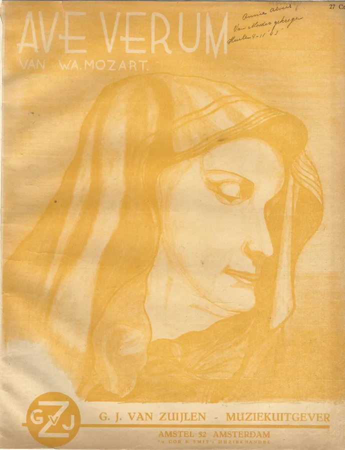 Cover for W.A. Mozart | Ave Verum | Piano | Vocals