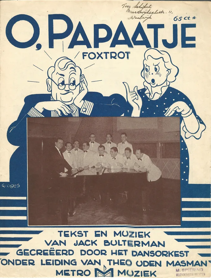 Cover for Theo Uden Masman | Jack Bulterman | O Papaatje | Piano | Vocals