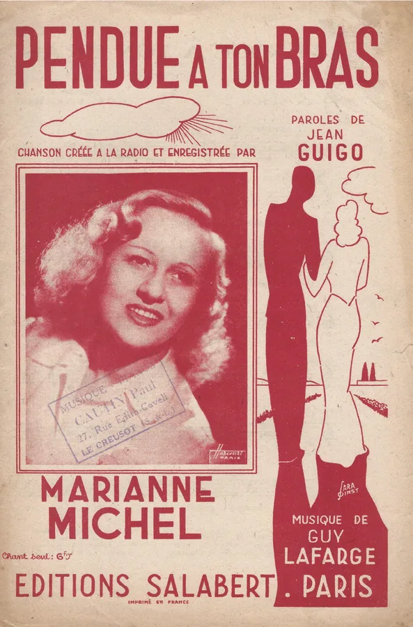 Cover for Marianne Michel | Guy Lafarge | Pendue a ton Bras | Chanso